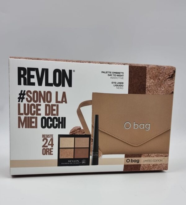 Revlon Ombretto Day To Night +Eye Liner Nero+Pochette O Bag Limiter Edition - immagine 2