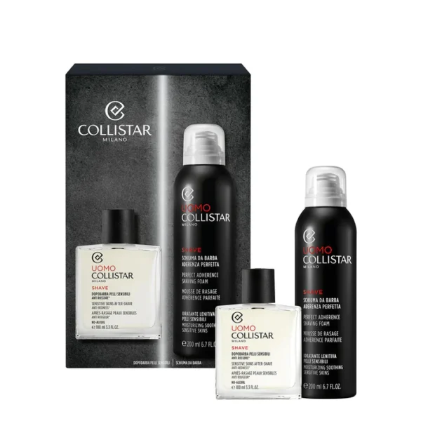 Collistar Cofanetto Dopobarba Pelli Sensibili 100ml+Schiuma Da Barba Aderenza Perfetta 200ml