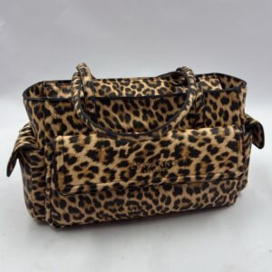 Borsa Ermanno Scervino Small Tote Blackly Leopard